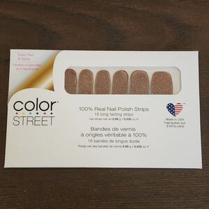 Color Street Glitter Nail Polish Strips-Retired Color "SAHARA JEWEL" NWT